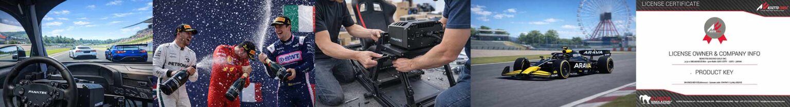 レーシングシミュレーターの画像