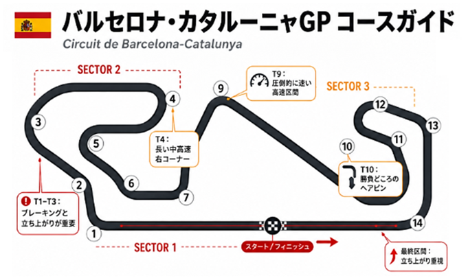 F1バルセロナ_カタルーニャサーキット2026